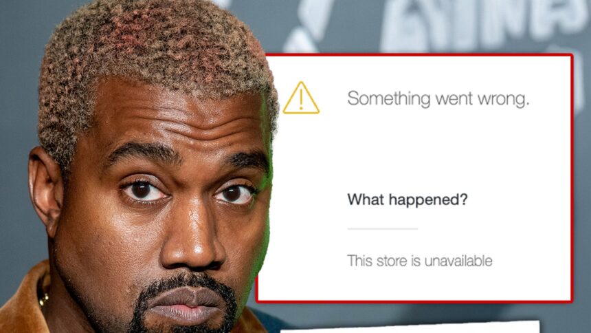 Il sito Web di Yeezy di Kanye West va offline dopo aver venduto camicie swastika