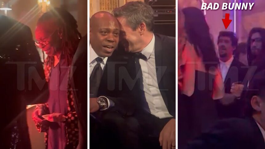Le più grandi star di Hollywood frequentano il post-party del 50 ° anniversario di SNL
