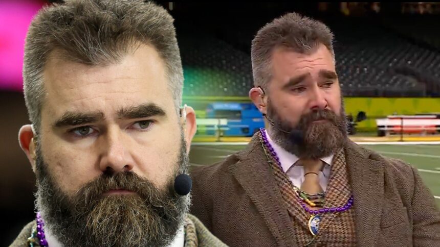 Jason Kelce si rompe in lacrime per le vittime di attacco terroristico di New Orleans