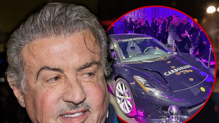 Sylvester Stallone partner con auto commerciante per auto, esperienza VIP