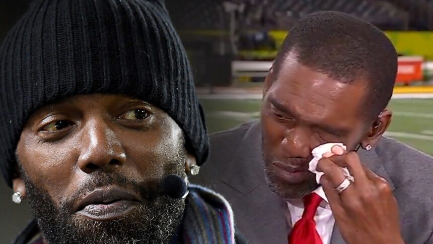 Randy Moss emotivo durante il ritorno a ESPN dopo la battaglia per il cancro