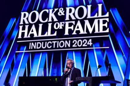 CLEVELAND, OHIO - OCTOBER 19: Roger Daltrey speaks onstage during the 2024 Rock & Roll Hall Of Fame Induction Ceremony streaming on Disney+ at Rocket Mortgage Fieldhouse on October 19, 2024 in Cleveland, Ohio.  (Photo by Theo Wargo/Getty Images for The Rock and Roll Hall of Fame)