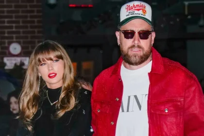 NFL player Travis Kelce is alleged to have dropped six-figures on a romantic Valentine's Day for his girlfriend, pop star Taylor Swift. (Photo by XNY/Star Max/GC Images)