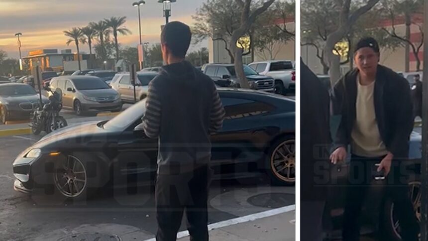 Shohei Ohtani lotta per il parco parallelo Porsche