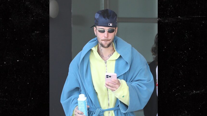 Justin Bieber sembra rilassato dopo il giorno spa