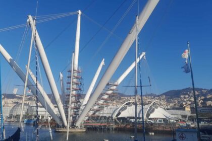 Al via i lavori di restauro del Bigo al Porto Antico di Genova - Arte