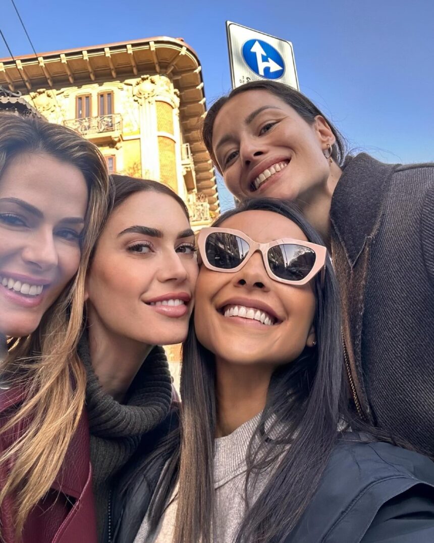 Melissa Satta festeggia l'ultimo compleanno da trentenne con le amiche vip del cuore Pellegrinelli, Wiggers e Moreira: foto - Gossip.it