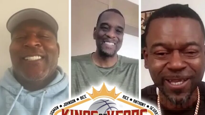 Larry Johnson, Runnin 'Rebel Stars che lascia cadere Doc nella squadra del titolo UNLV '90