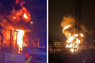 L'enorme incendio vicino all'aeroporto di Heathrow di Londra chiude le operazioni