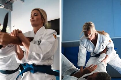 Ivanka Trump allena Jiu-jitsu con l'uomo di Gisele, Joaquim Valente