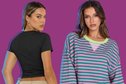 Scarpe, pantaloni, top e altro, inizia a $ 7