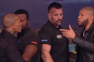 Chris Eubank Jr., Connor Benn quasi arriva a colpi nello spettacolo di Piers Morgan