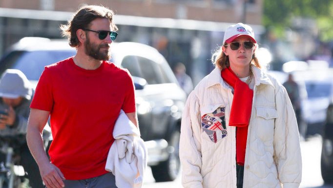 NEW YORK, NEW YORK - NOVEMBER 11: Bradley Cooper and Gigi Hadid are seen in NoHo on November 11, 2024 in New York City. (Photo by Aeon/GC Images)
