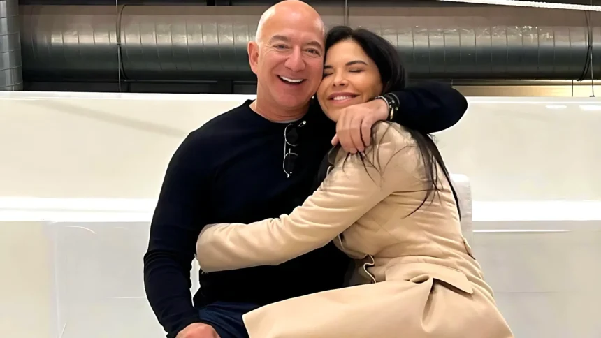 'Run jeff run': i fan temono che Jeff Bezos si sta "giocando" dopo il suo linguaggio del corpo durante l'ultima apparizione con la fidanzata Lauren Sánchez Sparks preoccupazioni