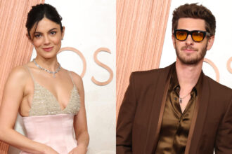 Monica Barbaro e il fidanzato Andrew Garfield Walk Oscar 2025 Red Separaty