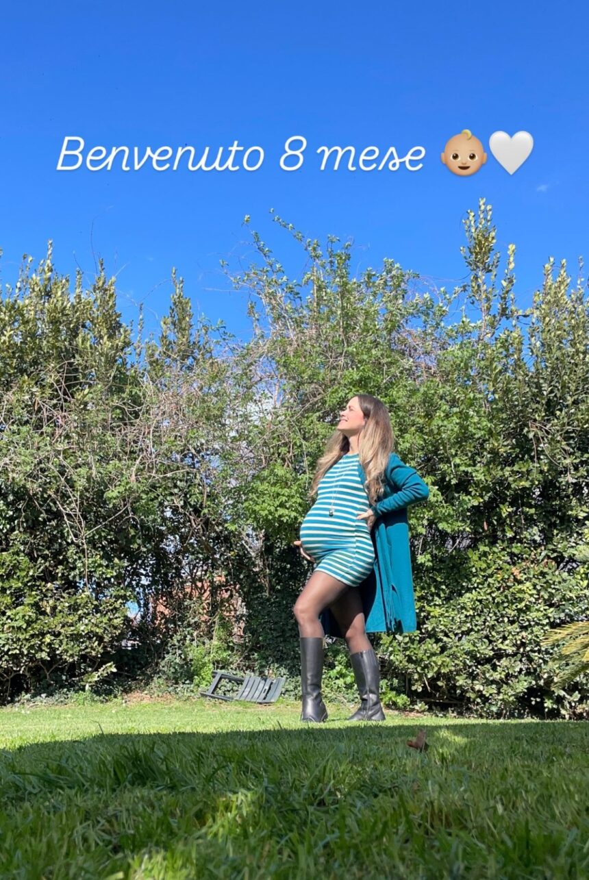 ''Benvenuto ottavo mese'': l’ex ballerina di 'Amici' Alice Bellagamba mostra il pancione ormai enorme - Gossip.it