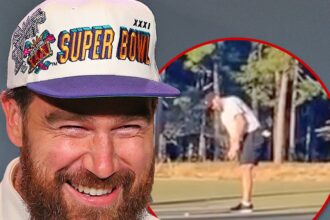 Travis Kelce mostra la sua stretta fine al golf con Patrick Mahomes