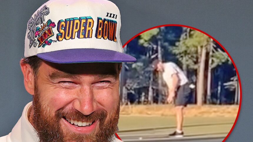 Travis Kelce mostra la sua stretta fine al golf con Patrick Mahomes