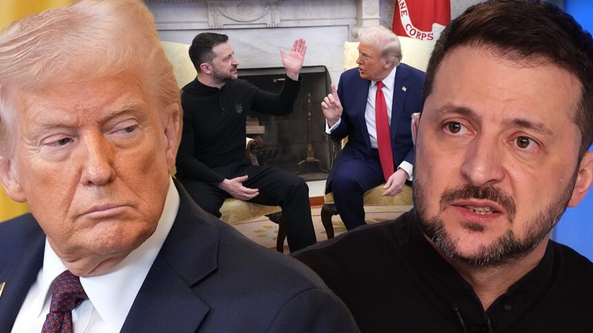 Trump Ordini si fermano per gli aiuti militari in Ucraina dopo lo sputato dell'ufficio ovale di Zelensky