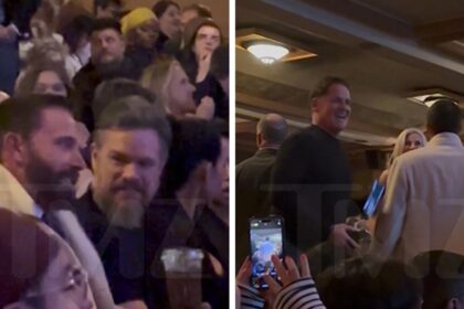 Ben Affleck con Matt Damon, Mark Cuban alla premiere SXSW "Accountant 2"