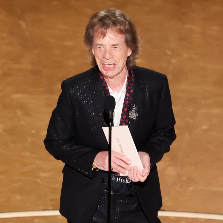 Oscar 2025: l'aspetto a sorpresa di Mick Jagger