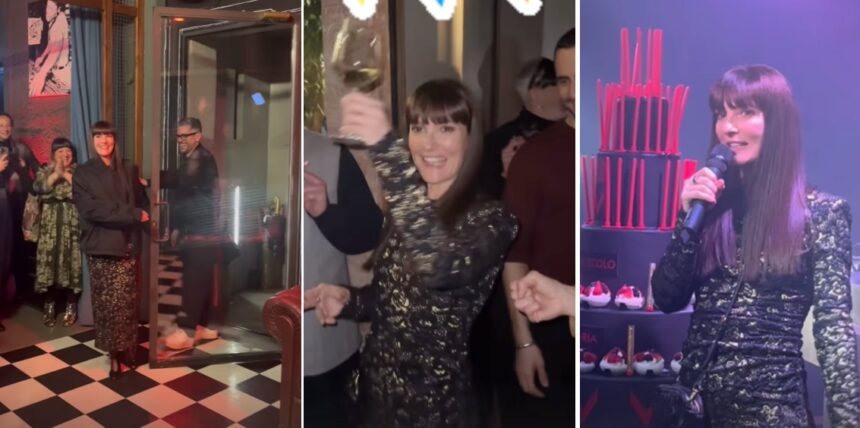 Victoria Cabello, festa a sorpresa a Milano per i 50 anni: tanti vip con la sua stessa frangetta per l’occasione, foto - Gossip.it