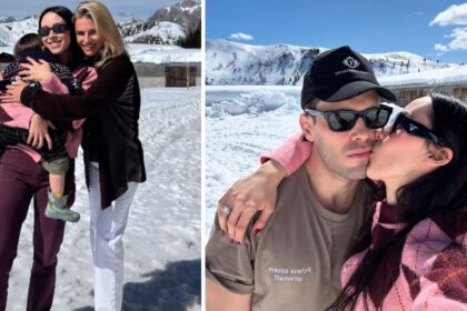 Le foto del weekend in montagna per i 2 anni di Cesare il figlio di Aurora Ramazzotti - Gossip.it