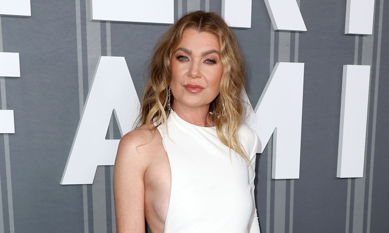 Ellen Pompeo stordisce in abito a una manica alla premiere di "Good American Famine", segnando il primo progetto da quando è iniziato "Gray's"