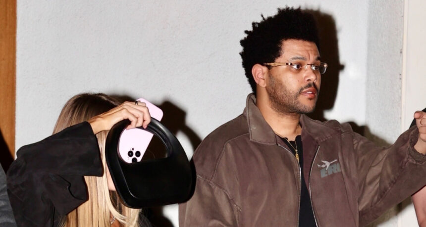The Weeknd & Girlfriend Simi Khadra si tengono per mano mentre usciva per cena a Beverly Hills