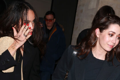 Zoe Kravitz e Cristin Milioti si incontrano per cena a Parigi