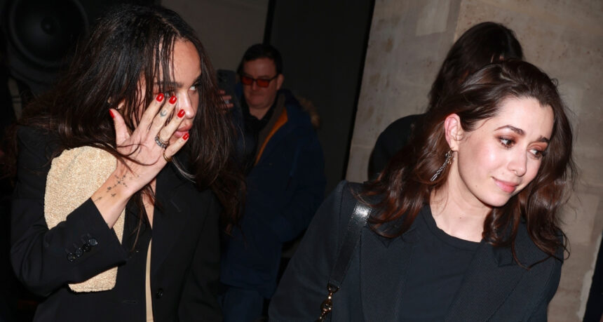 Zoe Kravitz e Cristin Milioti si incontrano per cena a Parigi