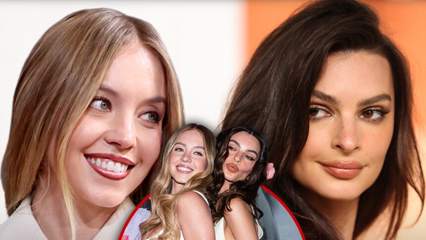 Sydney Sweeney ed Emily Ratajkowski indossa abiti abbinati per la modellazione di germogli