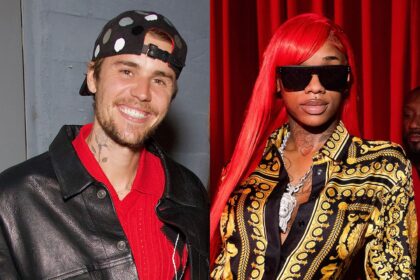 Justin Bieber bacia sexyy rosso nel video della festa di compleanno