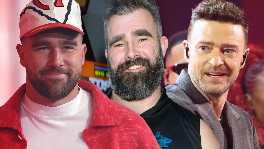 Travis e Jason Kelce hanno un weekend per ragazzi a Las Vegas con Justin Timberlake