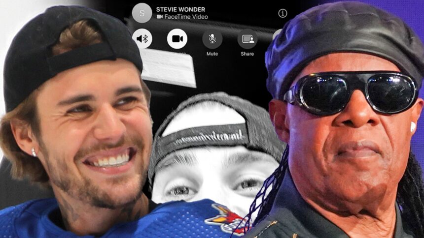 Justin Bieber dice che Stevie Wonder non vede mai le sue chiamate FaceTime