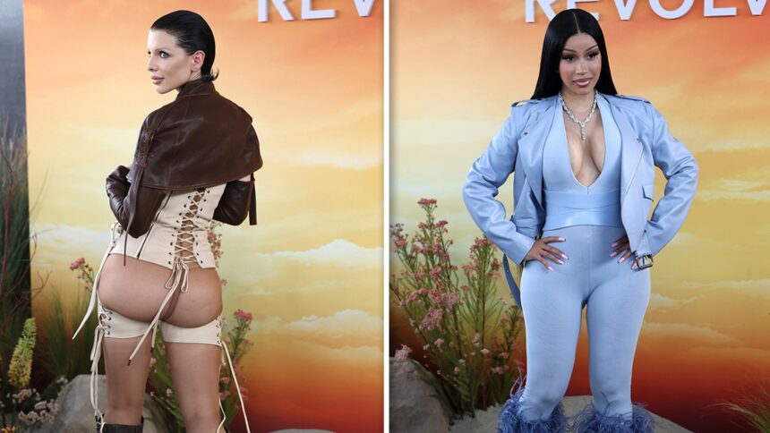 Julia Fox mostra le guance del culo in audace outfit di Coachella