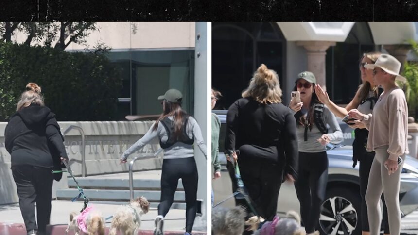 Kyle Richards, Teddi Mellencamp in riscaldato con la donna, in video