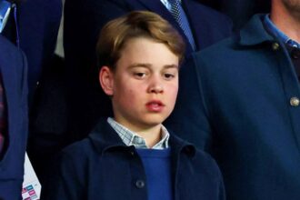 Prince William, figlio Prince George frequenta la partita di UEFA Champions League