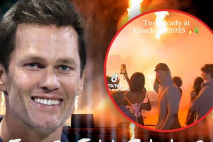 Tom Brady balla a Travis Scott durante il set di Coachella, in video