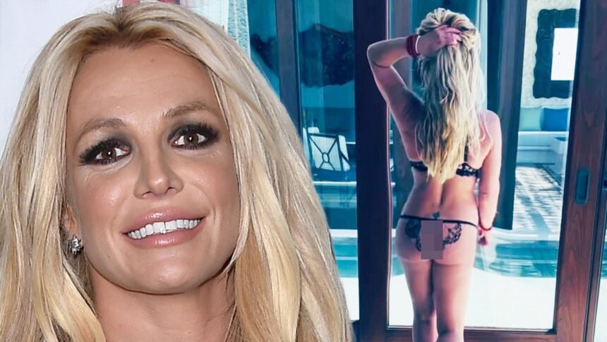 Britney Spears si spoglia verso la lingerie succinta in vacanza in Messico