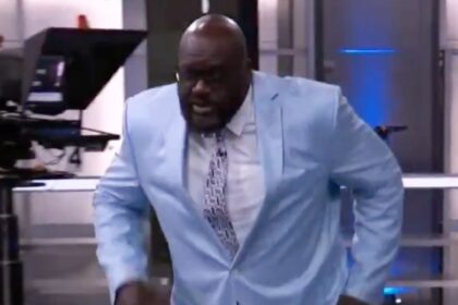 Shaq ha un'emergenza del bagno in TV in diretta