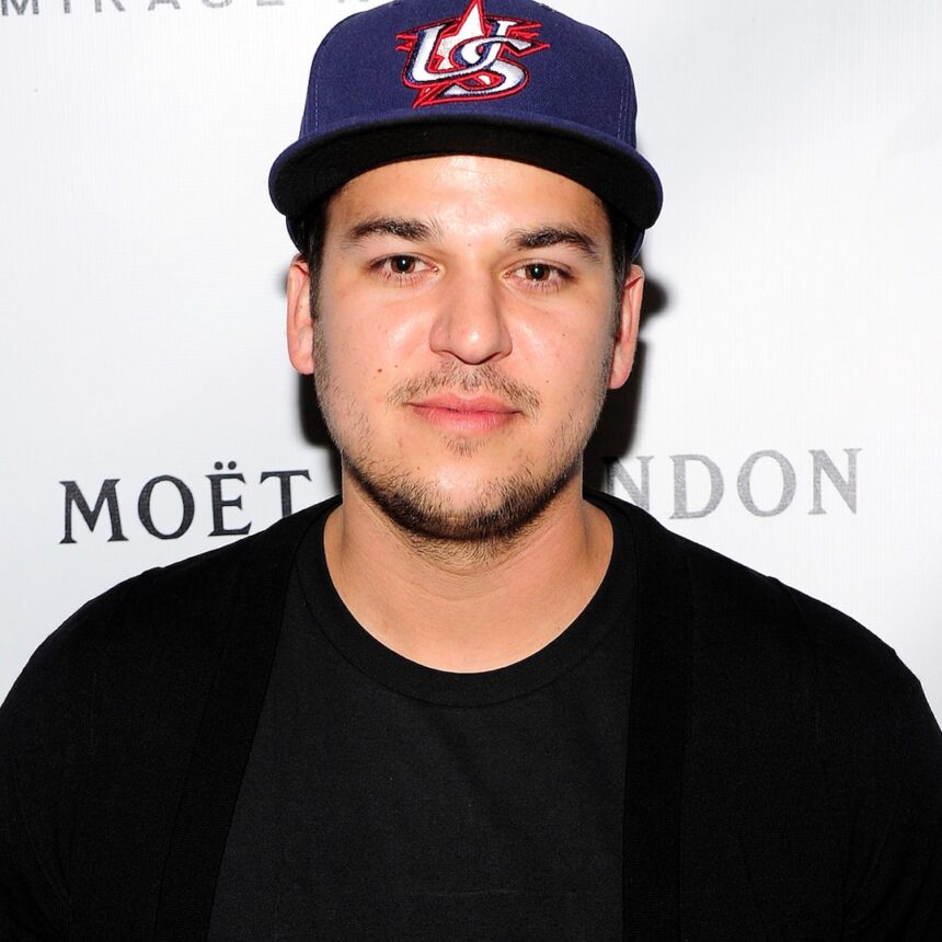 La rara foto di Rob Kardashian durante la Pasqua della famiglia Kardashian