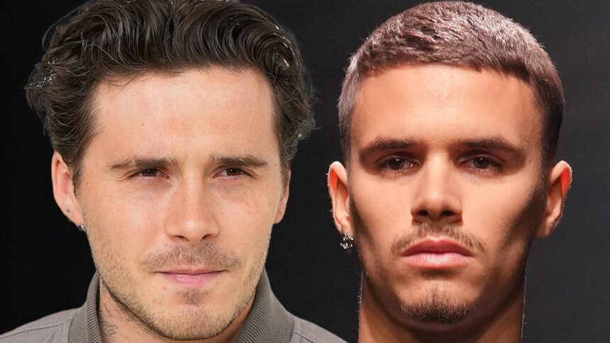 I figli di David Beckham Brooklyn e Romeo feuding, non in termini di conversazione