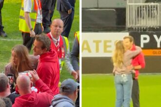 Blake Lively & Ryan Reynolds condividono il bacio intimo dopo la promozione di Wrexham