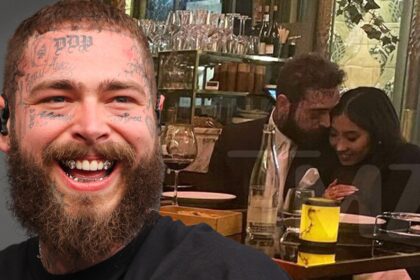 Post Malone Cozies fino alla fidanzata Christy Lee per Paris Date Night