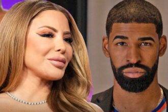 Larsa Pippen va avanti da Marcus Jordan con l'ex giocatore di basket Jeff Coby