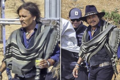 Johnny Depp indica il cappello da cowboy, spara un nuovo annuncio per Dior in Spagna
