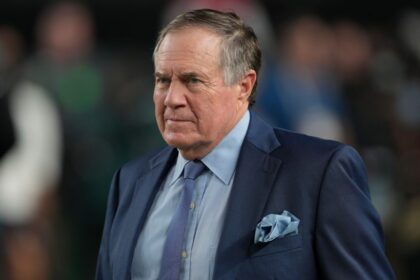 PHILADELPHIA, PA - SEPTEMBER 16: NFL analyst Bill Belichick looks on during the game between the Philadelphia Eagles and the Atlanta Falcons on September 15, 2024 at Lincoln Financial Field in Philadelphia, PA. (Photo by Andy Lewis/Icon Sportswire via Getty Images)
