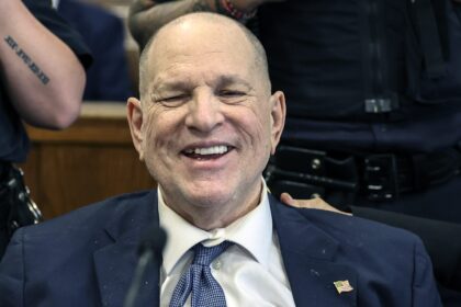 Former film producer Harvey Weinstein appears for a pre-trial hearing at Manhattan Criminal Court on March 12, 2025 in New York City.