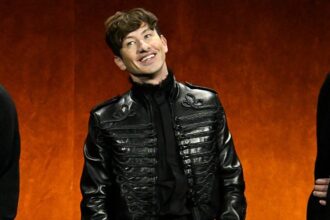 Barry Keoghan at the Sony Presentation and Opening Night as part of CinemaCon 2025 held at Caesars Palace on March 31, 2025 in Las Vegas, Nevada. (Photo by Gilbert Flores/Variety via Getty Images)